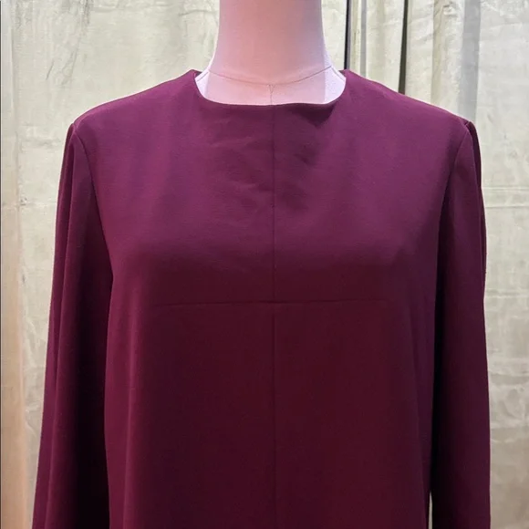 Tibi Long Sleeve Dress in Rich Purple, US12
